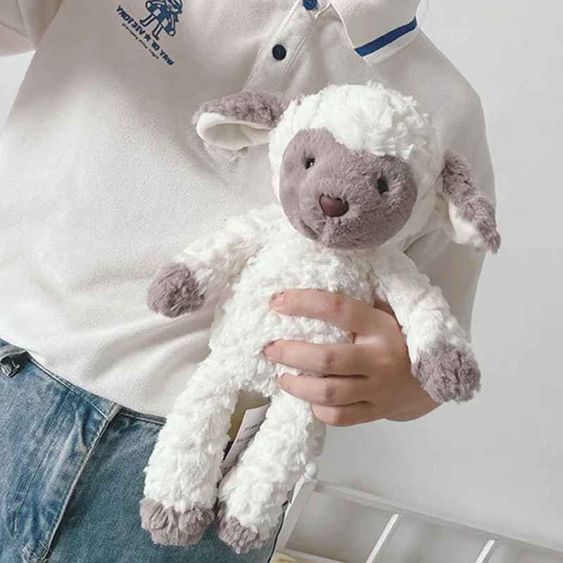 Peluche mouton douce grise Doudou Apaisant
