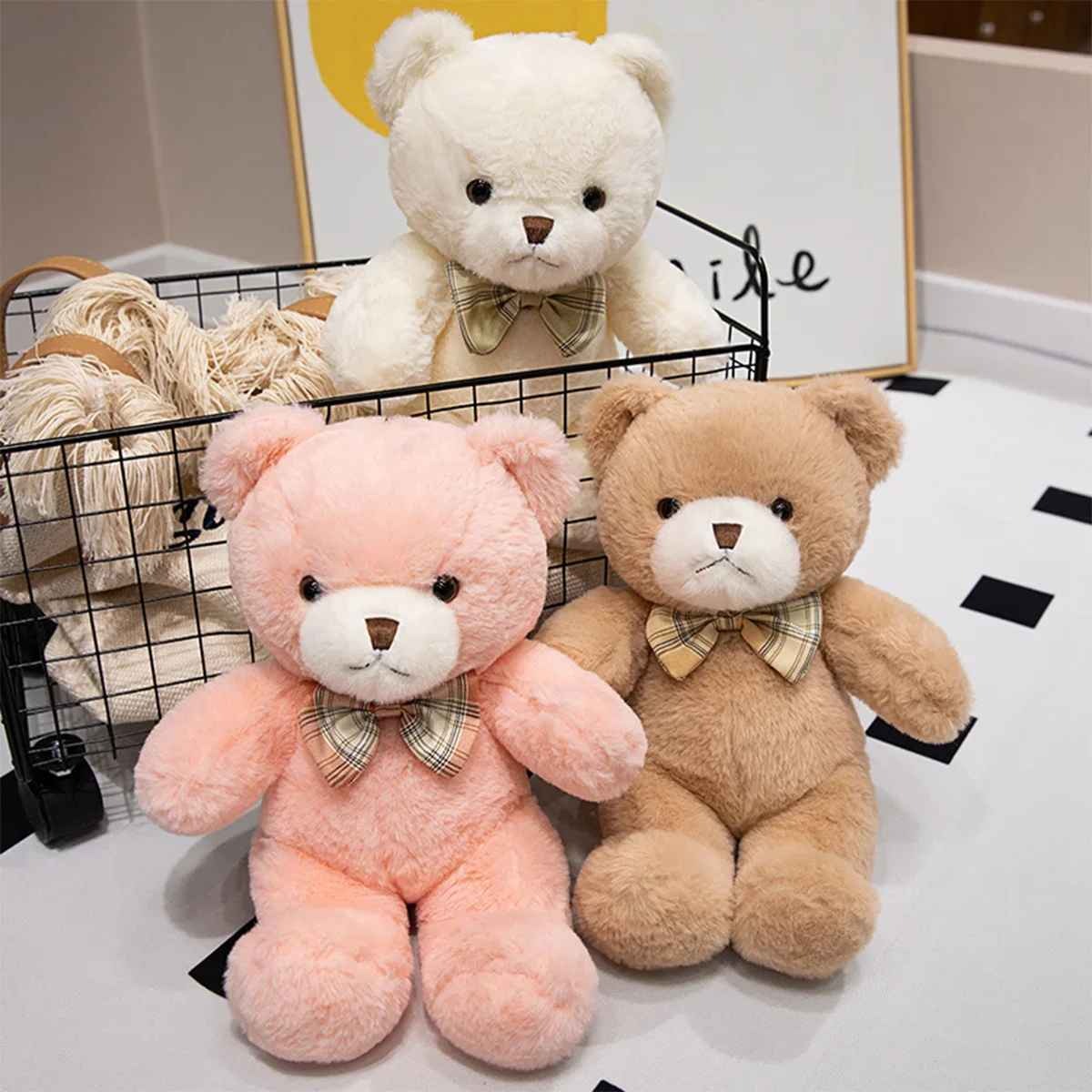 Peluche ours douce rassurante Nounours Câlin