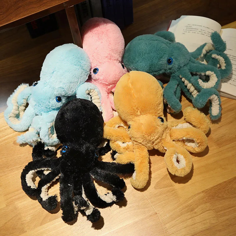 Peluche pieuvre douce en coton apaisante Doudou Apaisant
