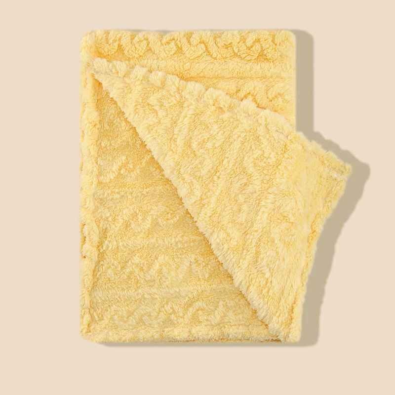  Petite couverture bebe douce jaune - Soft Sleep