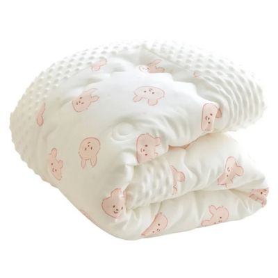 Plaid pour bebe douce motifs lapin épaisseur Gros Câlin