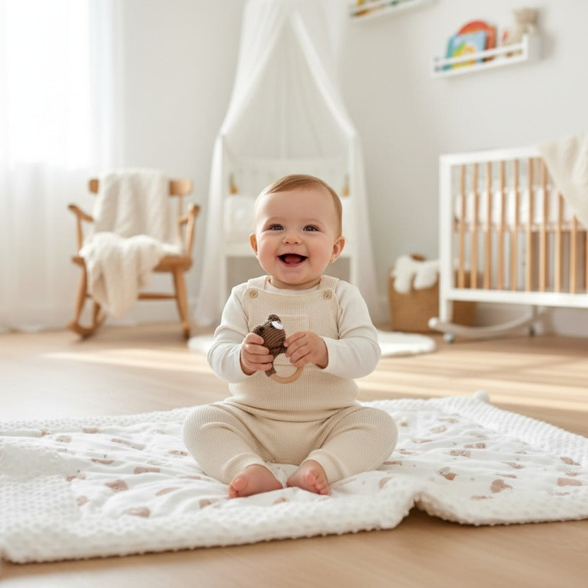 Plaid pour bebe tapis de jeux Gros Calin