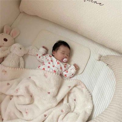 Plaide bebe douce polaire sommeil profond lapin Soie Polaire