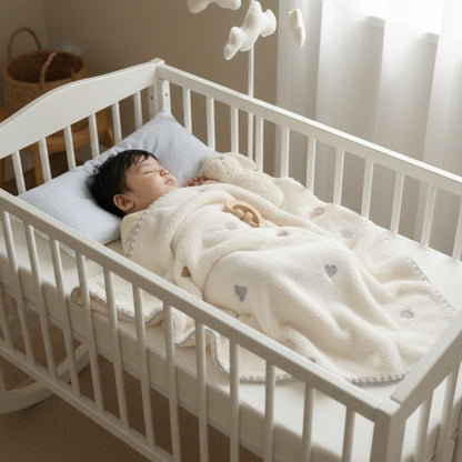 Plaide bebe douce sommeil profond Soie Polaire