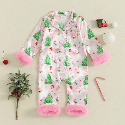 Pyjama Noel Bebe col v SatinDoux