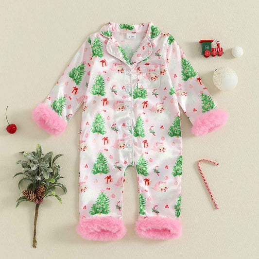 Pyjama Noel Bebe col v SatinDoux
