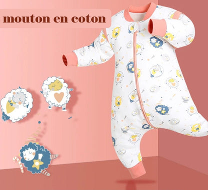 Pyjama bebe doux mouton coton Confort et Douceur
