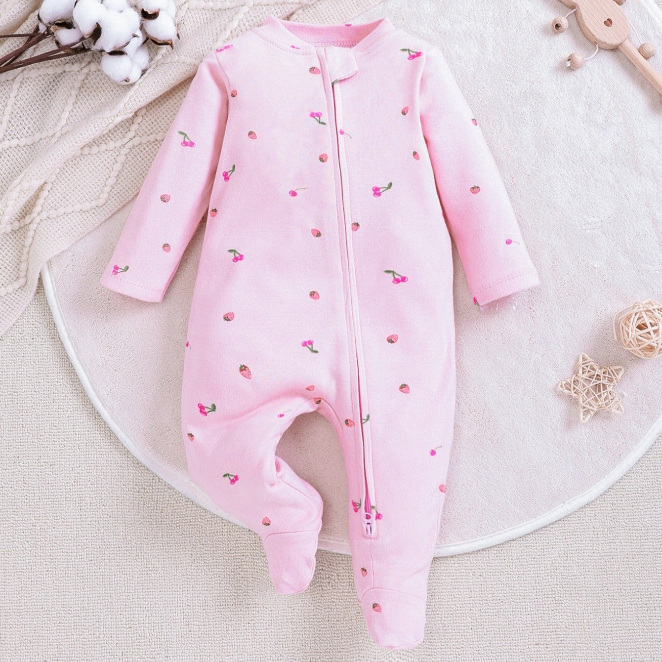 Pyjama bébé fille tissu doux Douceur Enchantée