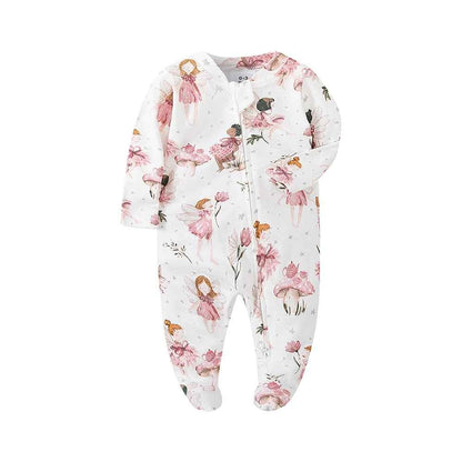 Pyjama bébé fille tissu doux motif fées Douceur Enchantée