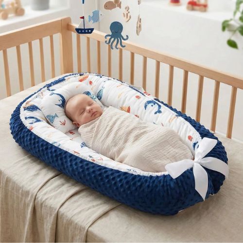 Réducteur bebe motifs marin bleu respirant Cocon Marin