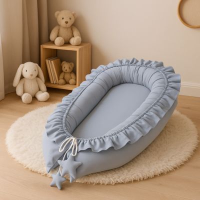 Réducteur de lit bébé apaisant douillet CoconBébé Gris