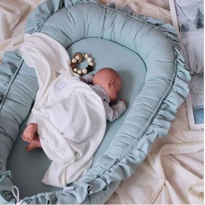 Réducteur de lit bébé doux apaisant CoconBébé Gris