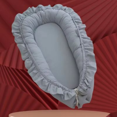 Réducteur de lit bébé doux rassurant CoconBébé Gris