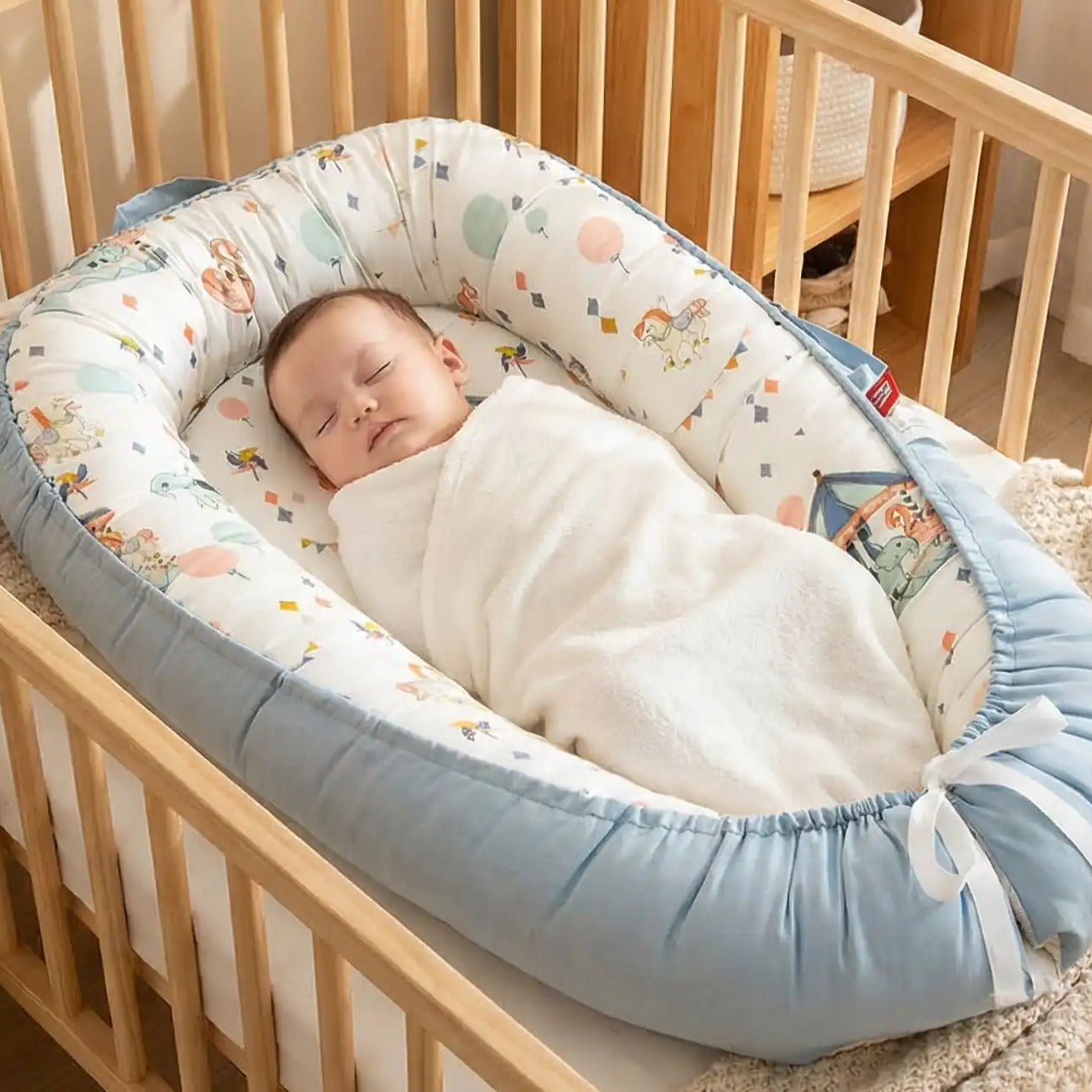 Réducteur de lit bébé sommeil serein Cocon Sécurisé