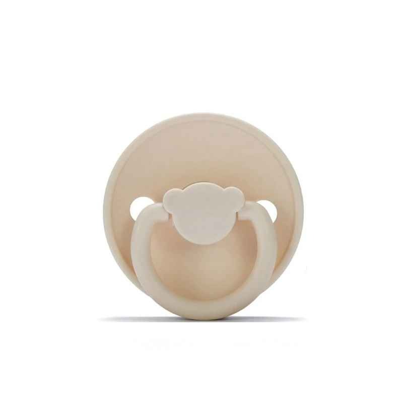 Sucette bébé beige Silicone Ultra Doux Ours