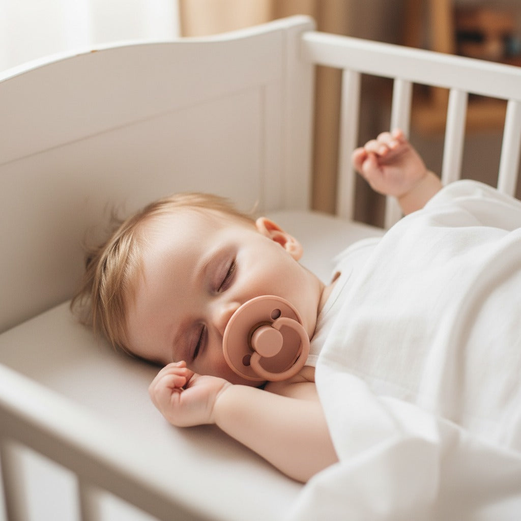 Sucette bebe rose apaisante TendreLumi