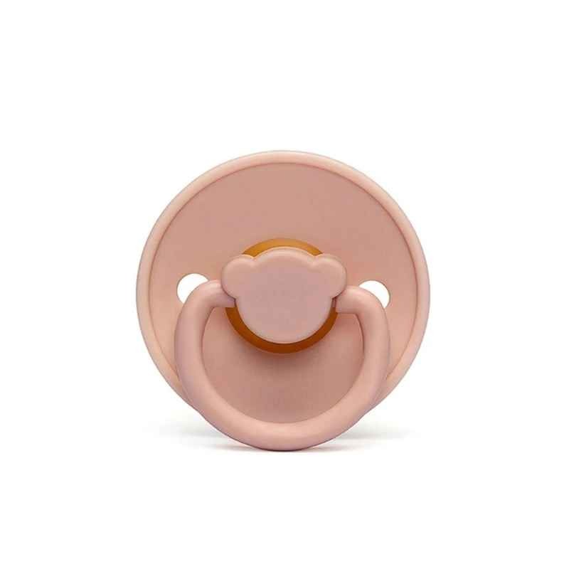 Sucette bébé rose poudre Silicone Ultra-Doux Ours