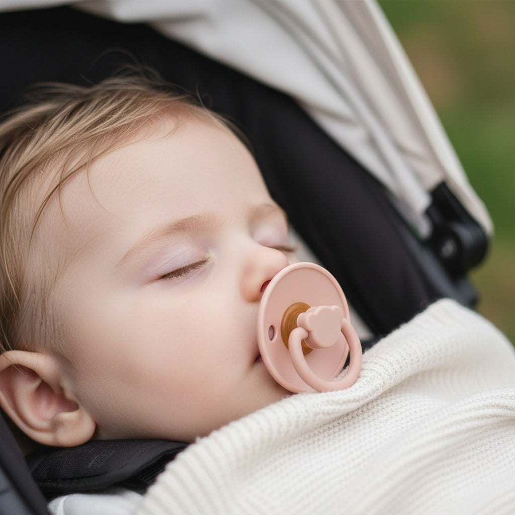 Sucette bébé rose rassurante Silicone Ultra Doux Ours