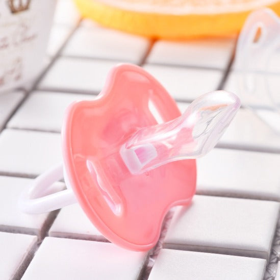 Sucette pour bebe couleur rose Tendres Compagnons