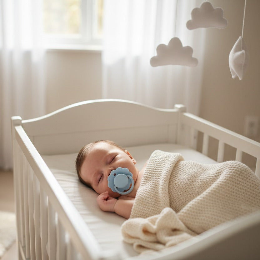 Tetine douce bleue sommeil paisible Beaux Rêves