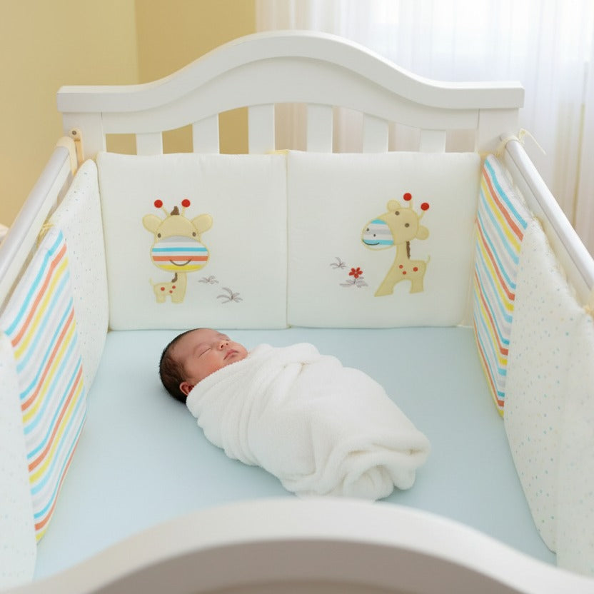 Tour de lit bébé GIRAFE sommeil paisible Cocon Sécurisant