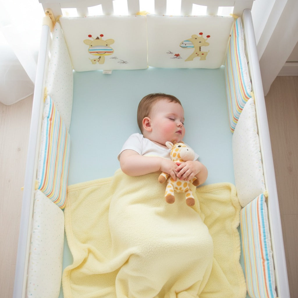 Tour de lit bébé GIRAFE sommeil serein Cocon Sécurisant
