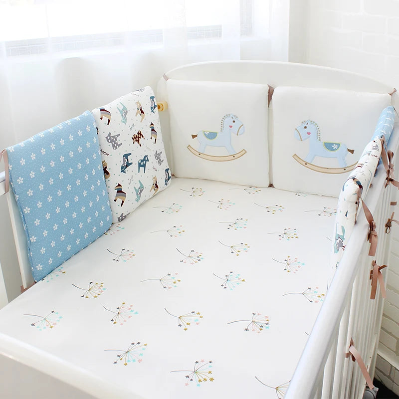 Tour de lit bébé coton apaisant CHEVAL Cocooning