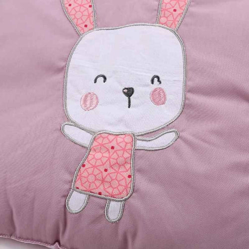 Tour de lit bebe coton lapin mignon MAUVE Douceur