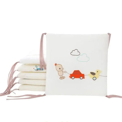 Tour de lit bébé dessins animes OURS Coton Bio Sécurité