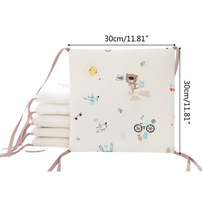 Tour de lit bébé dimensions OURS Coton Bio Sécurité