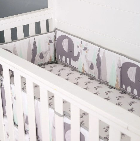 Tour de lit bébé motif éléphant mignon Éléphant Cocon
