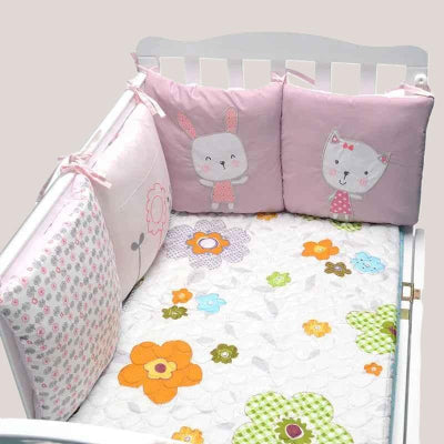 Tour de lit bebe nid douillet MAUVE Douceur
