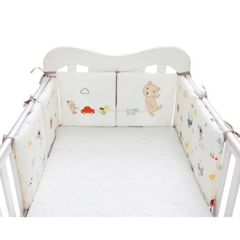 Tour de lit bébé nid douillet OURS Coton Bio Sécurité