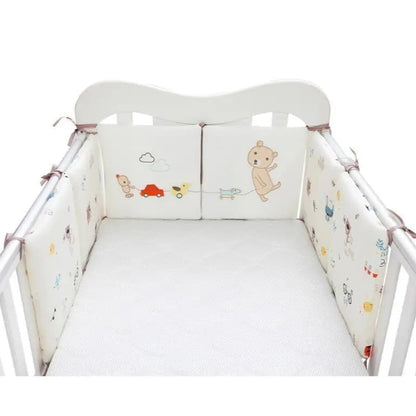 Tour de lit bébé nid douillet OURS Coton Bio Sécurité