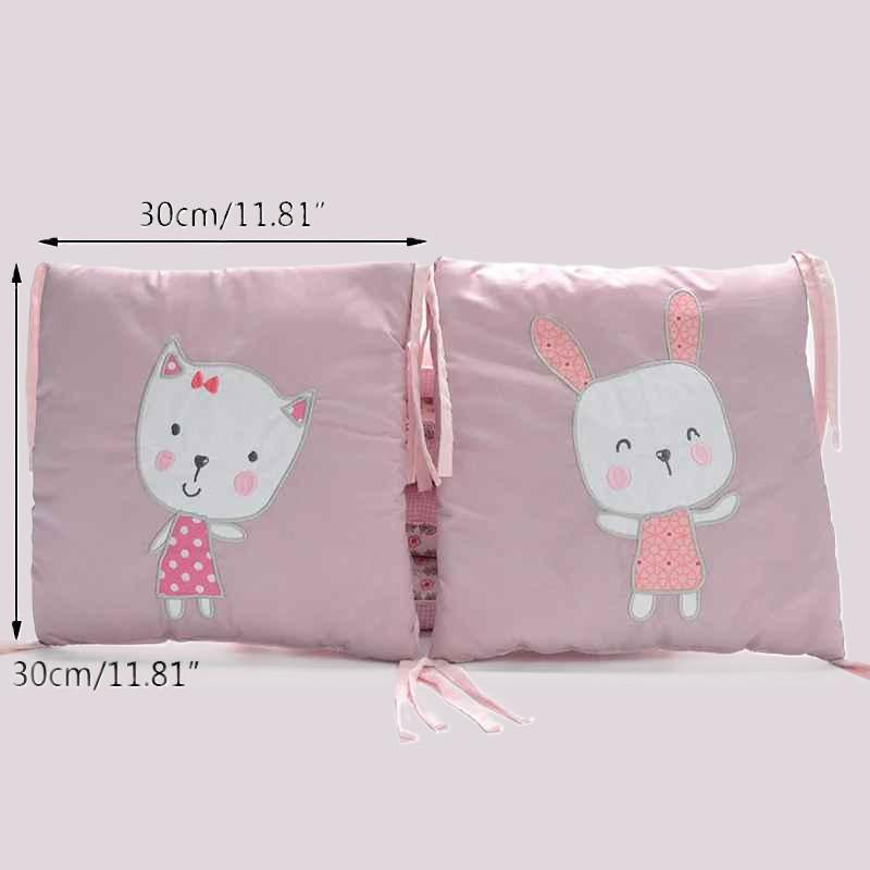 Tour de lit bebe nid douillet dimensions MAUVE Douceur