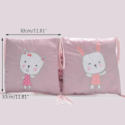 Tour de lit bebe nid douillet dimensions MAUVE Douceur