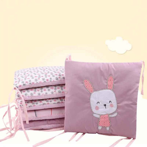 Tour de lit bebe nid douillet motif chaleureux MAUVE Douceur