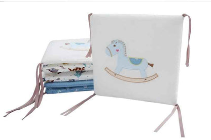 Tour de lit bébé panneaux coton CHEVAL Cocooning