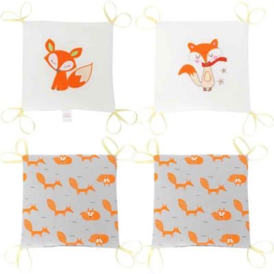Tour de lit bébé rassurant chaleureux Renard Coton Bio
