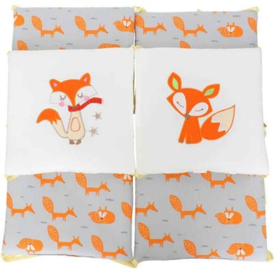 Tour de lit bébé rassurant coton Renard Coton Bio