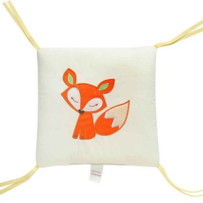 Tour de lit bébé rassurant motif Renard Coton Bio