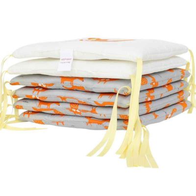 Tour de lit bébé rassurant panneaux doux Renard Coton Bio