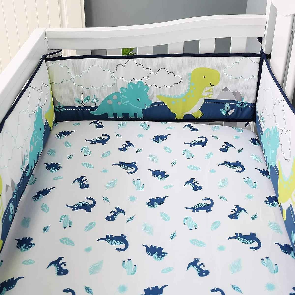 Tour de lit bébé sécurisé dinosaures Cocon Doux