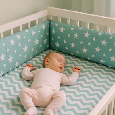 Tour de lit bébé sommeil paisible Respirant Oeko Tex