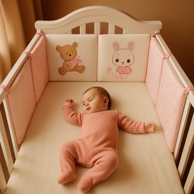 Tour de lit bébé sommeil paisible Sécurisom