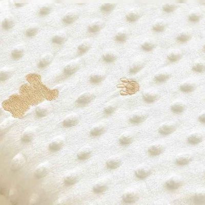 Tour de lit bébé tissu doux Cocon Ours Protecteur