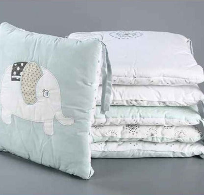 Tour de lit coussins douillets Éléphant Coton Bio