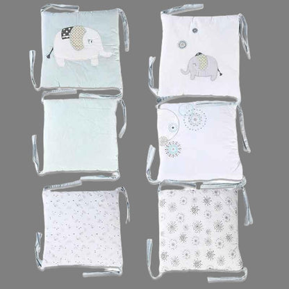 Tour de lit coussins mignons Éléphant Coton Bio