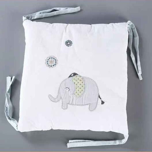 Tour de lit coussins moelleux Éléphant Coton Bio