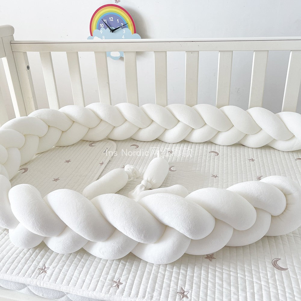 Tresse de Lit Blanche confortable Cocon Sécurisant